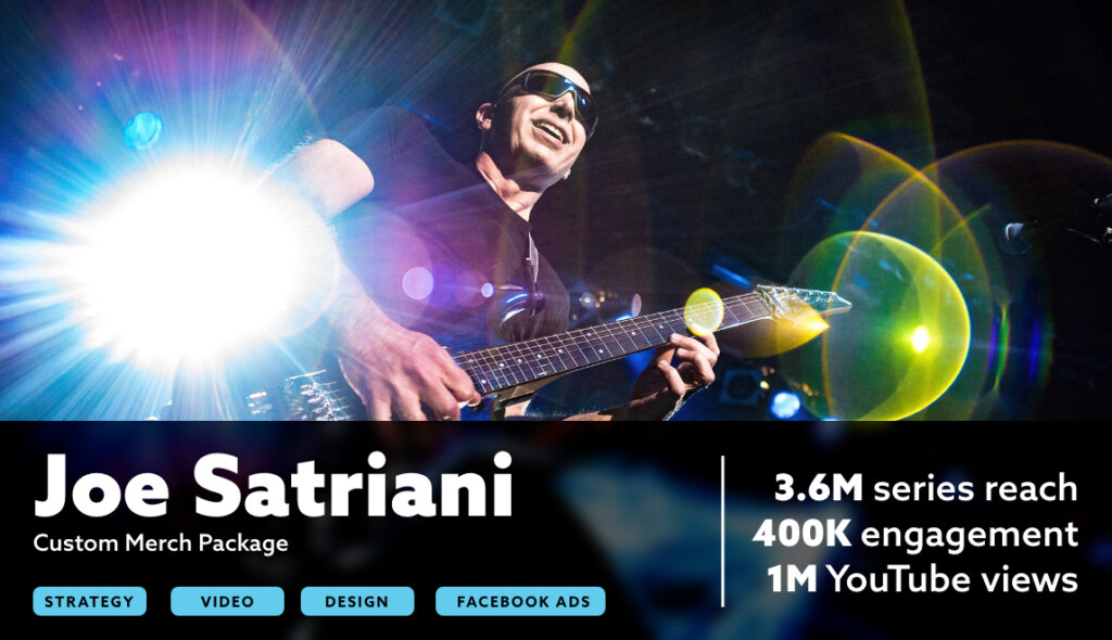Joe Satriani – Custom Merch Package