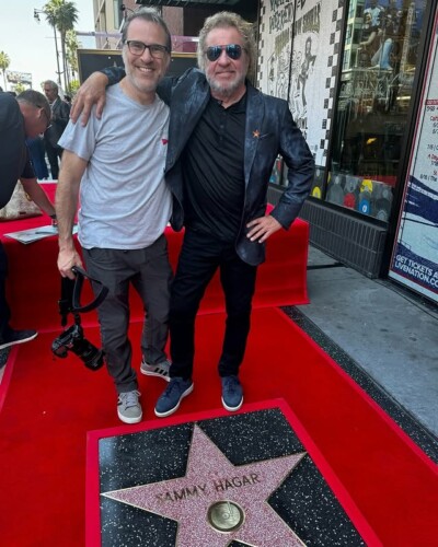 Congratulations Sammy Hagar for Star on Walk of Fame